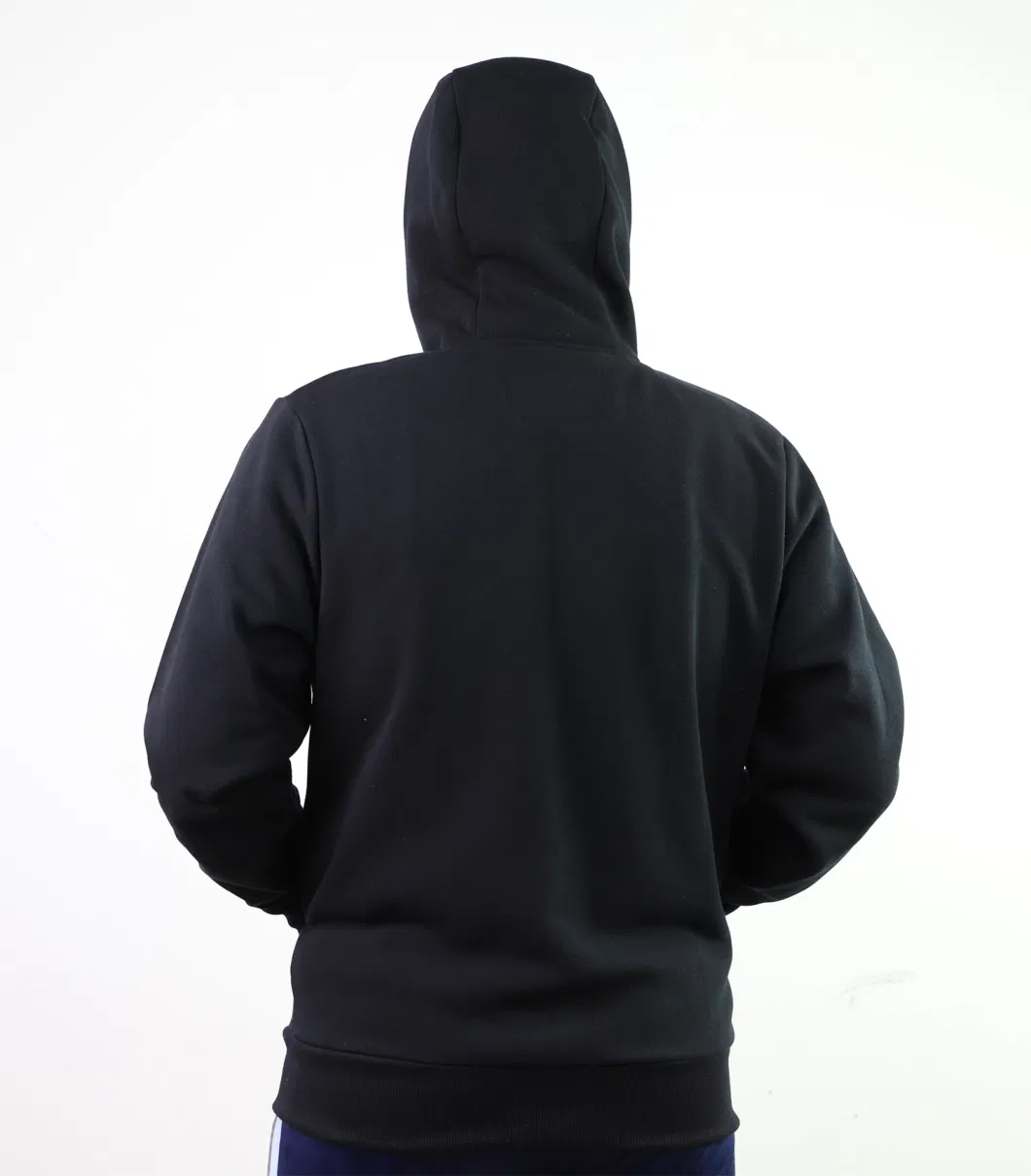 Men′ S Fleece Lined Full Zip Hoddie with Marled Mask