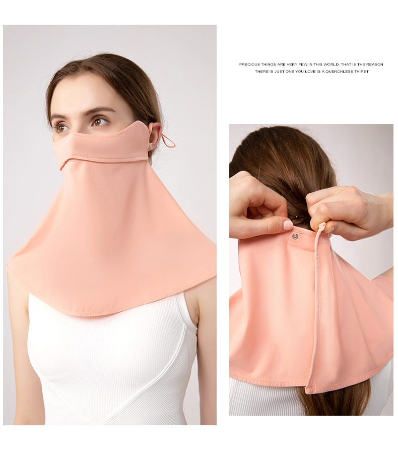 Neck Cover Ice Silk Sunscreen Face Mask