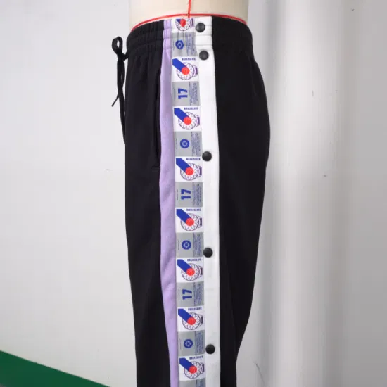Rigorer Sports Wear Impressão por sublimação Calças leves para corrida em tecido de poliéster