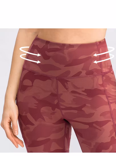 Designs originais Sporstwear Mulheres Yoga Fitness Gym Set respirável à prova de agachamento Yoga Wear Leggings