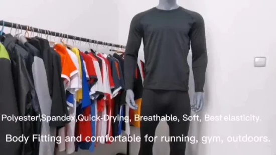 Homens personalizados Outdoor Gym Fitness Running Calças Calças esportivas de compressão de secagem rápida